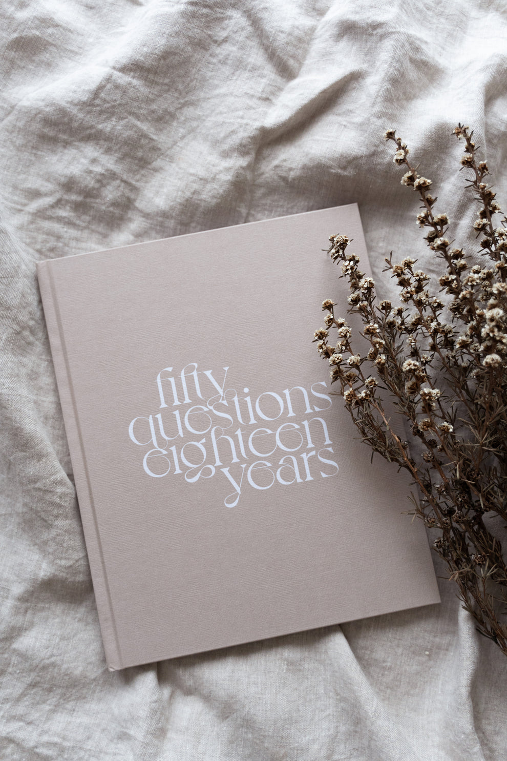 SECONDS SALE - MINOR DEFECTS: Fifty Questions Keepsake Book